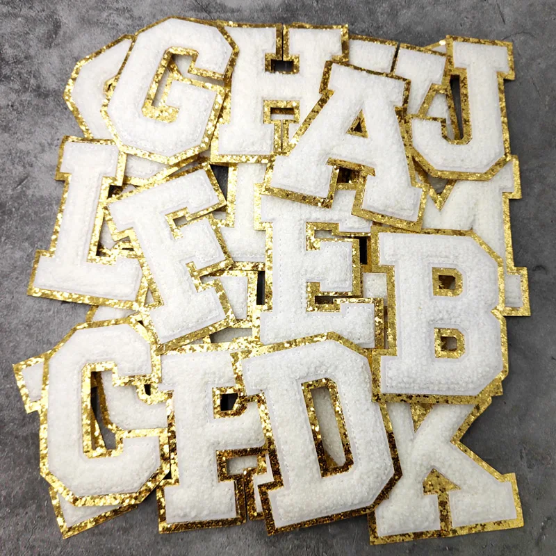 O P Q R S T U V W X Y Z белые английские нашивки с буквами для одежды нашивка вышивкой