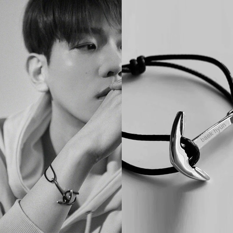 Новые модные мужские украшения Kpop EXO BAEKHYUN|Браслеты с шармами| |