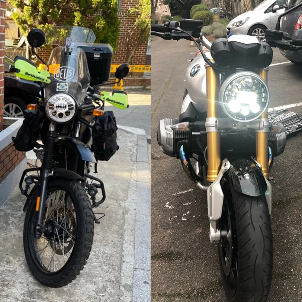 7 &quotмотоцикл адаптивный головной светильник светодиодный для Harley BMW R NineT R9T