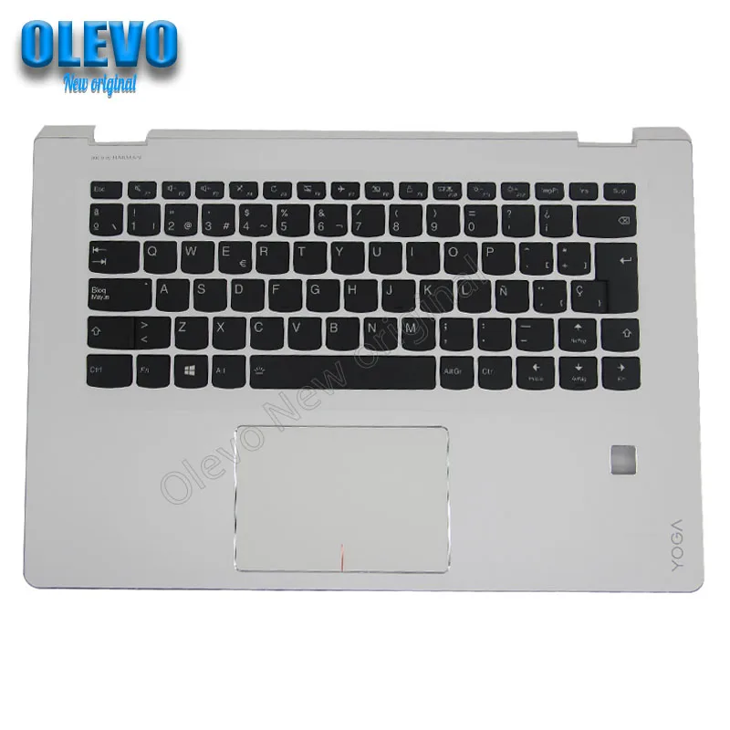 

for Lenovo Yoga 510-14IKB ISK AST Flex 4-1470 Laptop Shell C Cover Palmrest Upper Case With Spain Keyboard Touchpad 5CBM32928