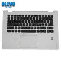 for lenovo yoga 510 14ikb isk ast flex 4 1470 laptop shell c cover palmrest upper case with spain keyboard touchpad 5cb0m32928