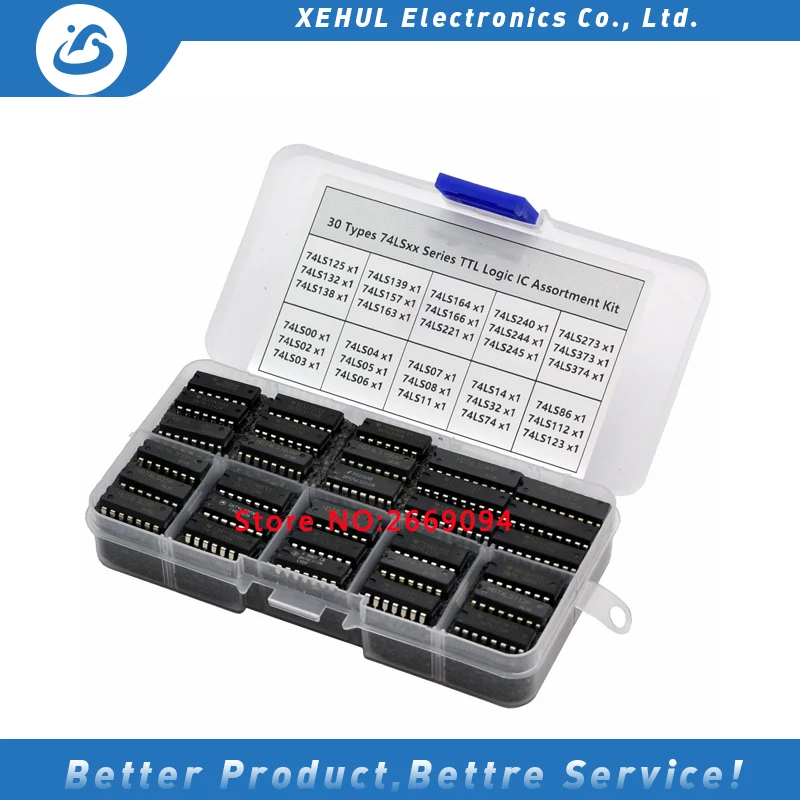 74 типа серии LSxx набор логических ИС TTL маломощная микросхема Schottky Logic IC | Запасные
