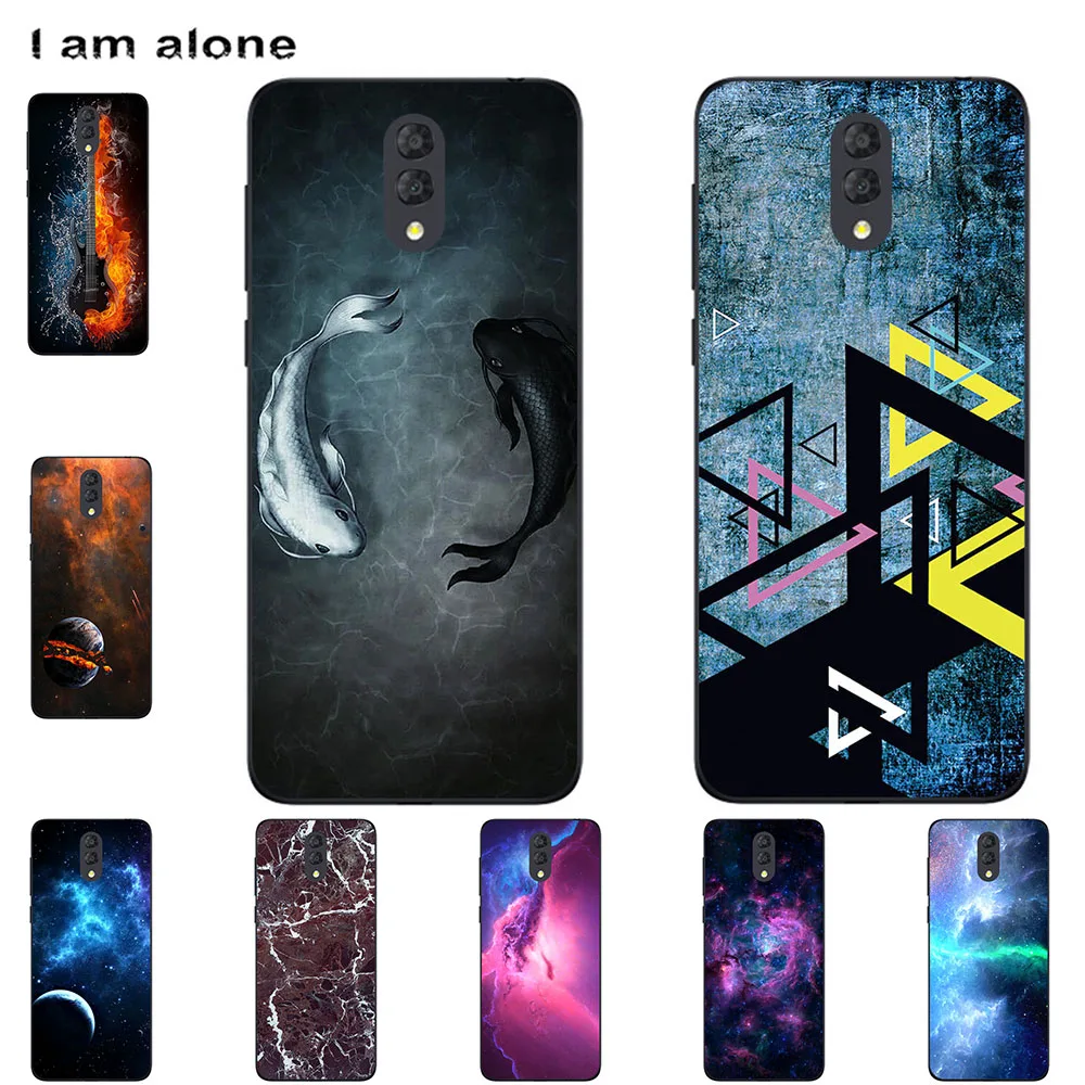 

I am alone Phone Case For Alcatel 3 2019 5053KY 3L 2019 3L 2020 3X 5 5086 Mobile Cute Fashion Cartoon Printed Bag Free Shipping