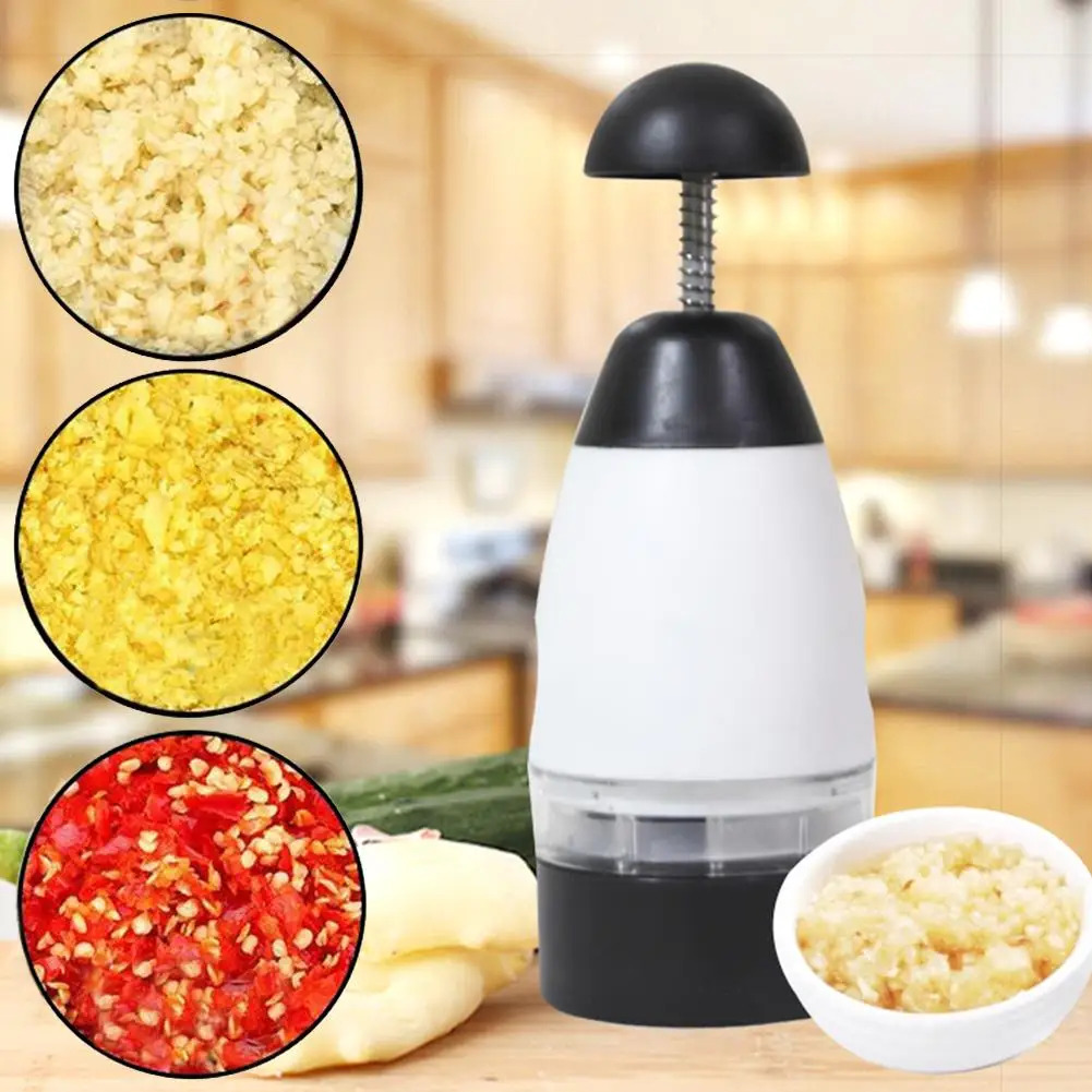New Manual Onion Chopper Cutter Hand Press Food Garlic Grinder Slap Chop Dicer Mincer Kitchen Tool | Дом и сад