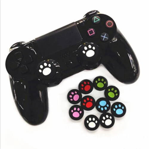 

Сменные силиконовые колпачки для джойстика в виде кошачьих когтей, 2 шт., кнопки для кнопок под большие пальцы, чехол для Sony PS4 PS3, Стик под бол...