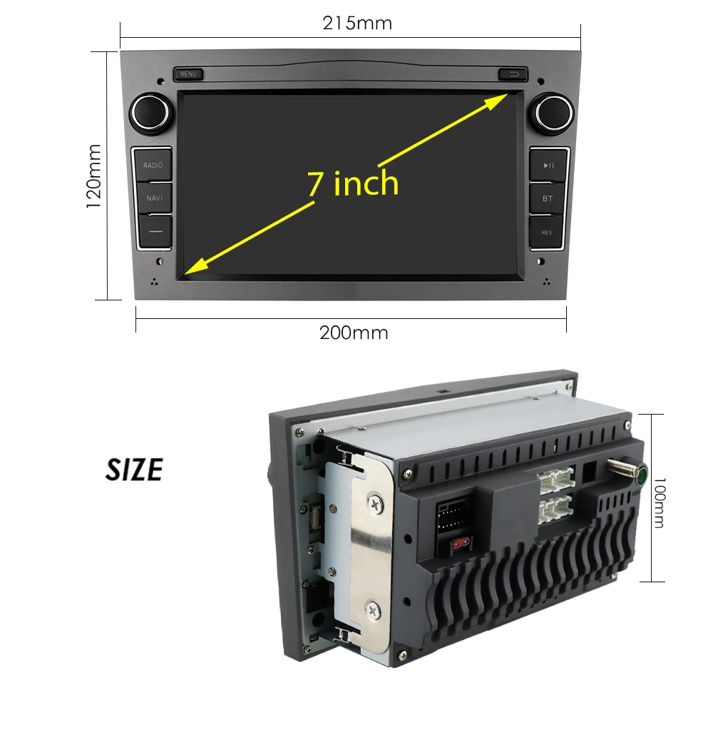 2g ram 16gb android 2din car radio gps wifi player for opel vauxhall astra h g j vectra antara zafira corsa vivaro meriva no dvd free global shipping