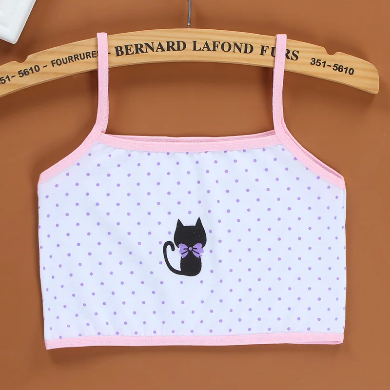 3 шт. детское нижнее белье жилет хлопковое с рисунком для девочек одежда