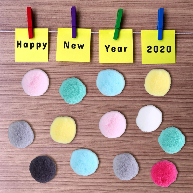 30 шт./лот шерстяные войлочные шары ручной работы декор для детской комнаты