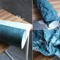 dupont tyvek paper cyan blue waterproof diy disposable suit backpack bags durable wrap art decor coat clothing designer fabric