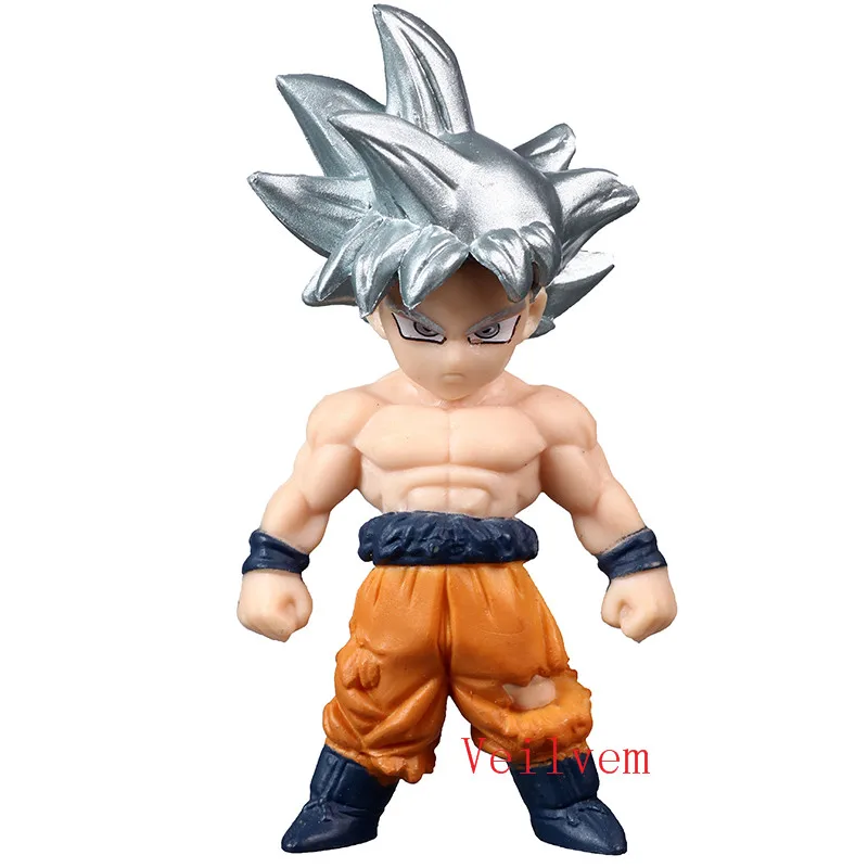 Dragon Ball Z Resurrection F Golden Frieza freeza морозильник против Гоку фигурка модель игрушки ПВХ Коллекционная кукла - Цвет: 8cm MINI size DRX28