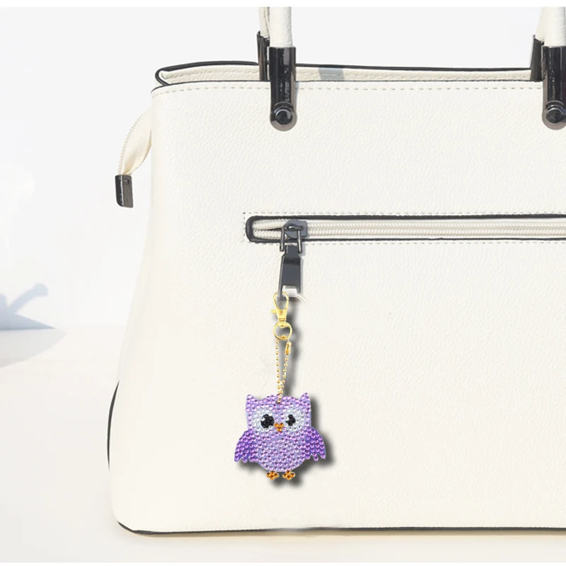 5 шт. брелок DIY Сова особая алмазная живопись подвеска Блестящий Стразы реквизит