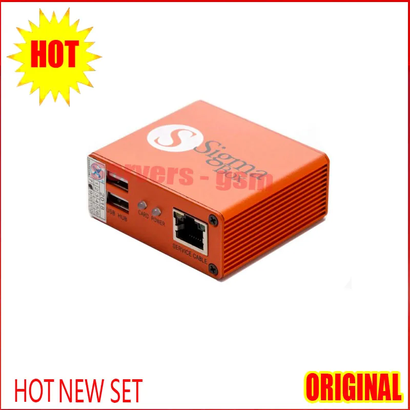 Оригинальная новейшая версия Sigma Box с 9 кабелями и активацией Pack 1 - купить по