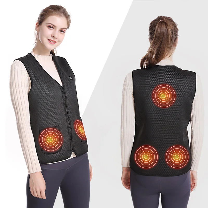 Жилет с подогревом Usb мужские брюки куртка на батарейках жилет электрическим