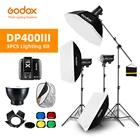 Вссветильник Godox DP400III 3x1800 Ws 400 Вт для фотостудии, софтбокс, оссветильник ительная стойка, штанга для фотостудии Arm Top Light Stand