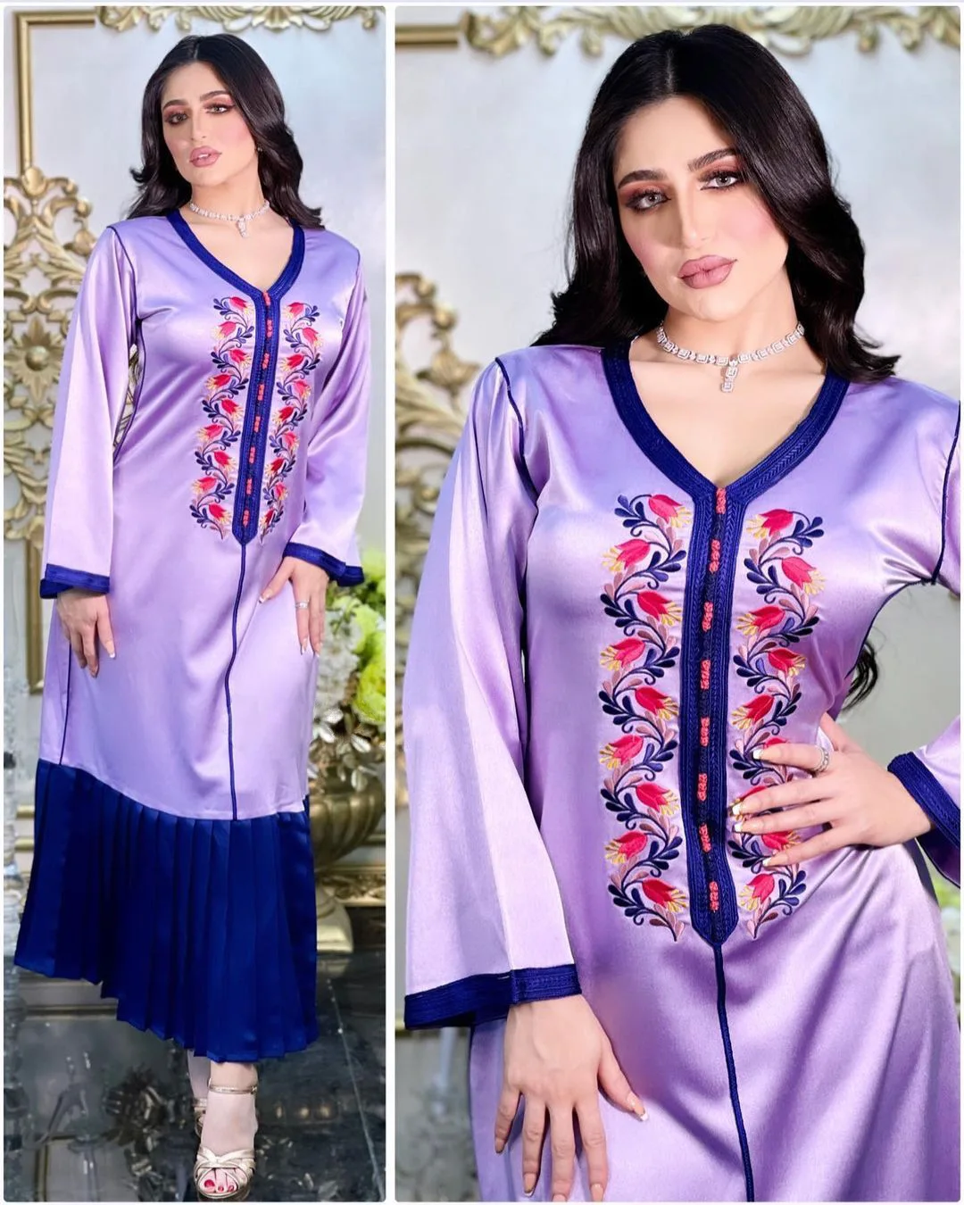 Eid Abaya Дубай мусульманское платье Jalabiya индейка Женская одежда для ислама саудовские арабские платья марокканский кафтан Djellaba женское