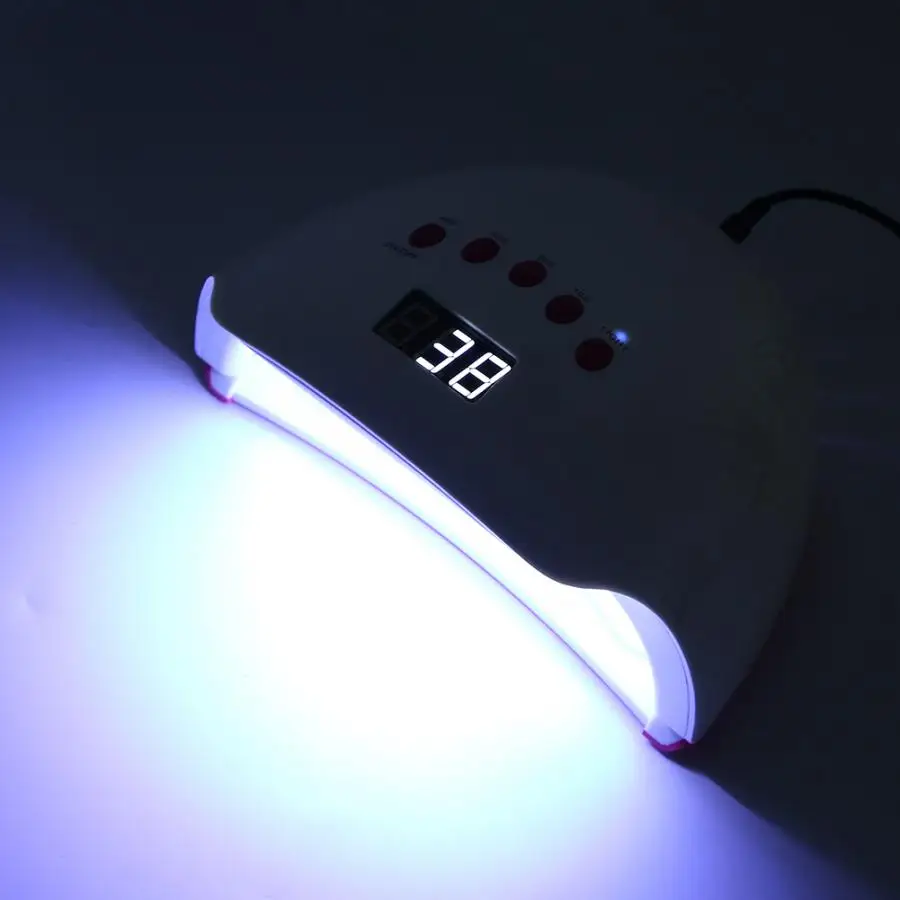 

Professional 48W Intelligent Timing UV Gel Lamp Nail Curing Machine Nail Polish Dryer Manicure Tool Nail Art Accessory
