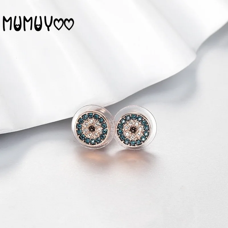 

High-quality glamour fashion jewelry crystal burst round demon eye nail women jewelry.