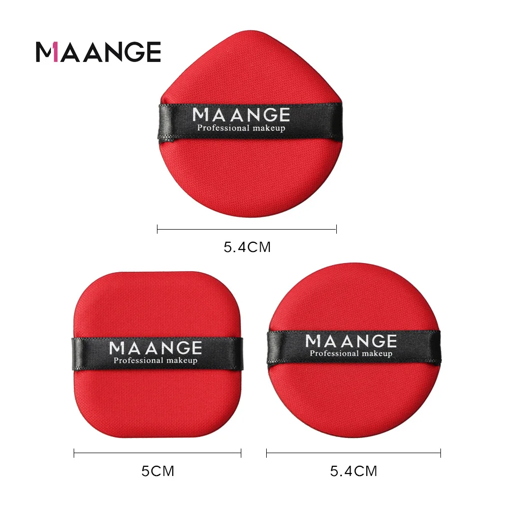 MAANGE 3/8 шт. Мокрый Сухой кушон для макияжа спонж Набор прозрачный гель Гладкий