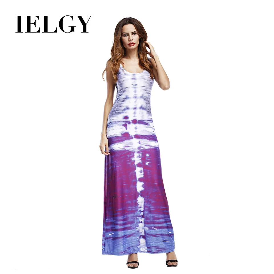 

IELGY Slim gradient printed beach