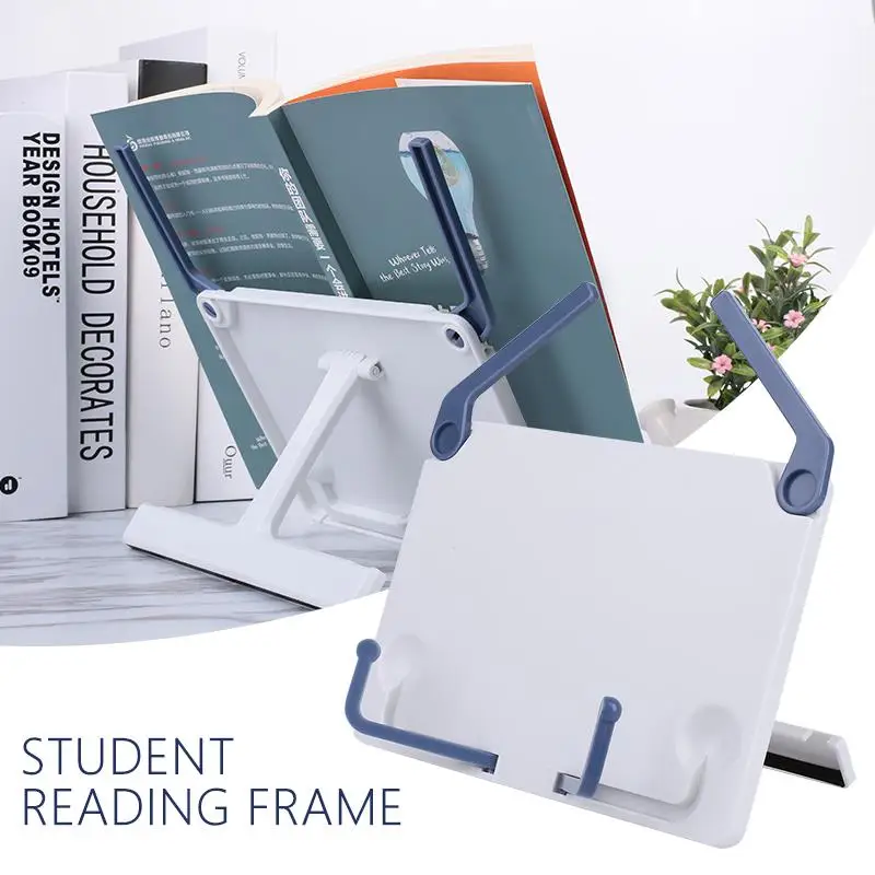 

Music Stand Convenient Durable ABS Creative Bookend Metal Book Stand Document Office Bookends Frame