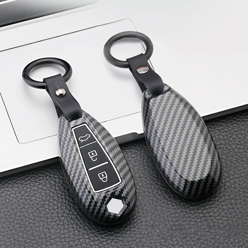 

Carbon fiber Silicone Car key Cover Case For Suzuki Vitara SX4 S-Cross Scross Ignis 2015 2016 2017 2018 2019 2020 Accessories