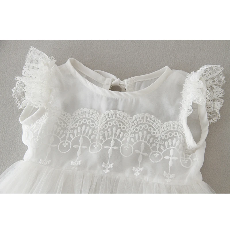 Baby Christening Dresses for Girls Birthday Party Wedding Infant Clothing Bebes Summer LZ433 | Детская одежда и обувь