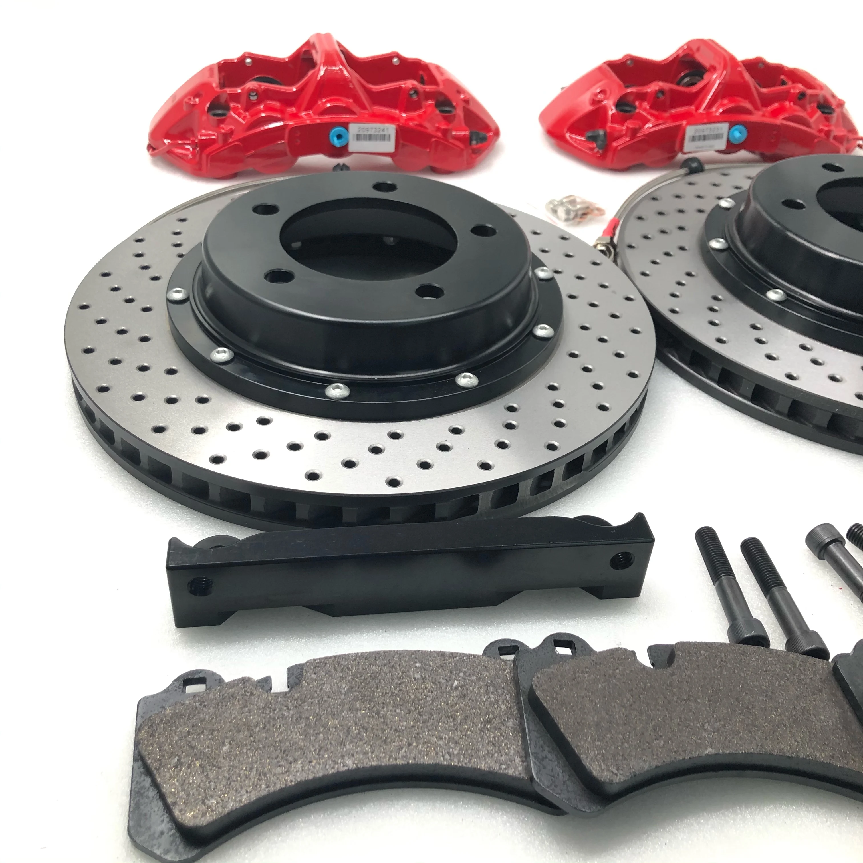 

Jekit Car Brake Caliper 6 Pots 380*34mm Disc Kit For for 2013 ML350 W166 Front Rims 20 inch