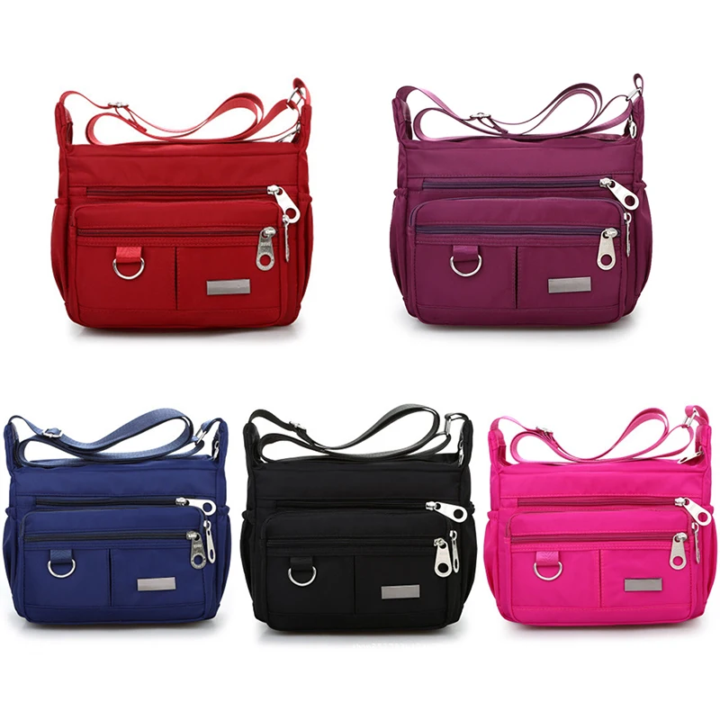 

Сумка через плечо с несколькими карманами, кошелек на ремне, водонепроницаемые нейлоновые дорожные сумки