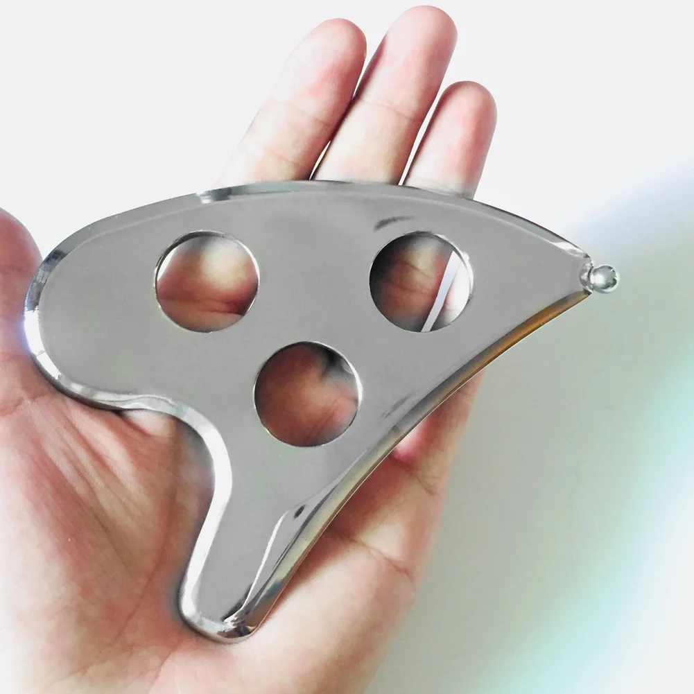 

Body Massage Tool Muscle Relaxation IASTM Gua Sha Board Steel Myofascial Massager Therapeutic Tool for Pain Relief
