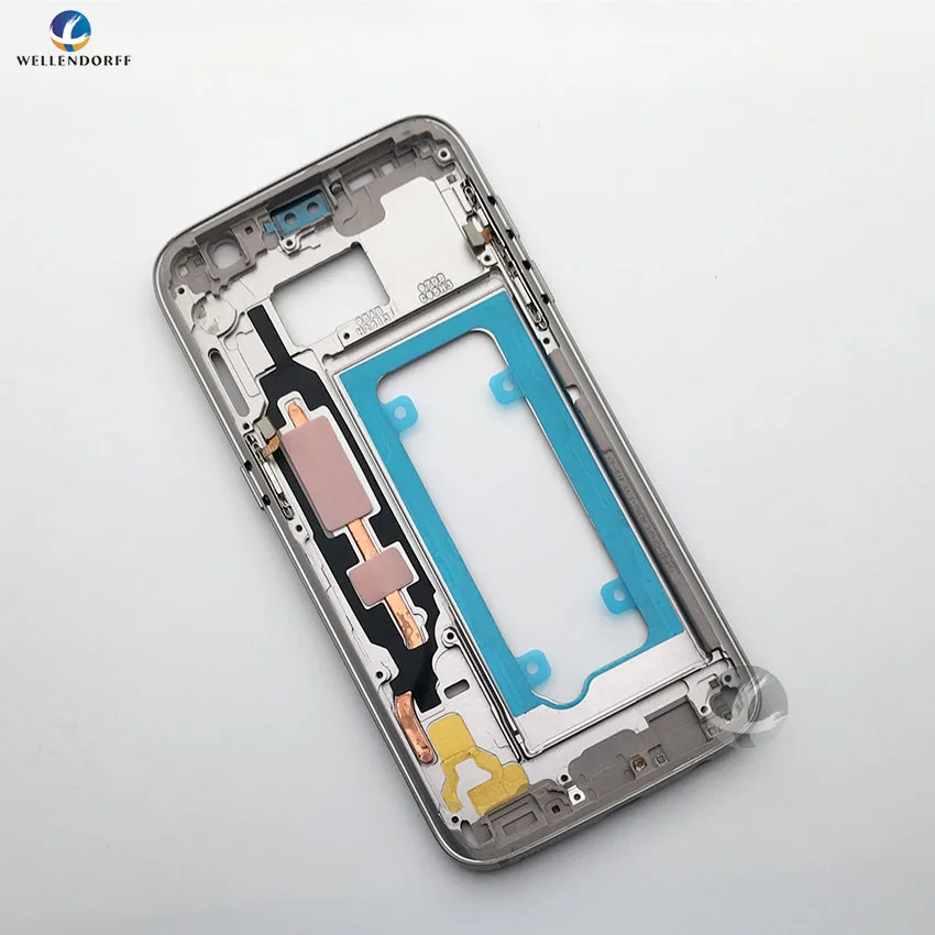 Оригинальная новая средняя рамка для Samsung Galaxy S7 G930 G930F Корпус Корпуса с боковыми