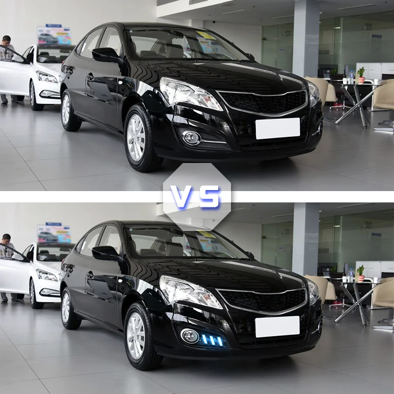 Дневные ходовые огни для Hyundai Elantra 2012-2016 светодиодсветодиодный дневные