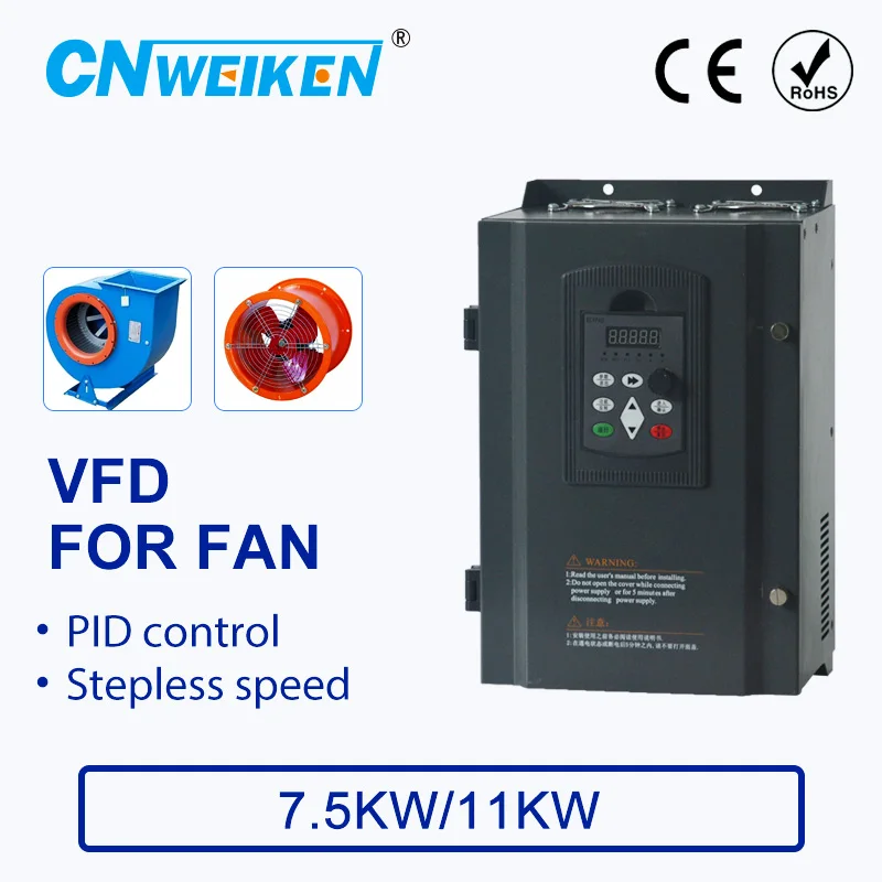 Контроллер скорости для электродвигателя вентилятора 220 В 220/11 кВт 3 фазы в выход 50