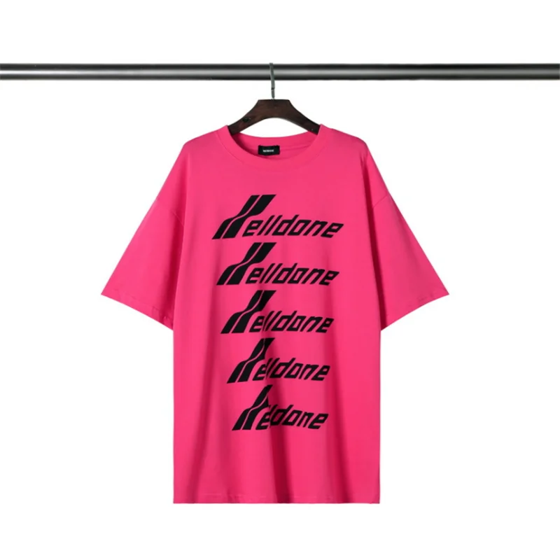 

we11done short-sleeved 2021 summer fashion brand new barrage casual street men's and women's loose T-shirt