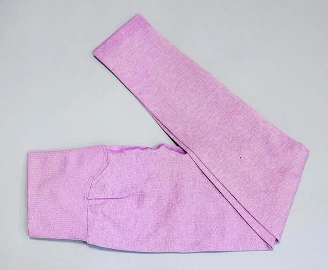 Purple pants Женский комплект из 2 предметов, энергетический бесшовный комплект для йоги, фитнеса, спортзала, йоги, костюм с высокой талией, леггинсы+ комплект с бюстгальтером, высокая эластичность, спортивная одежда для бега, бюстгальтер, штаны - Цвет: Purple pants