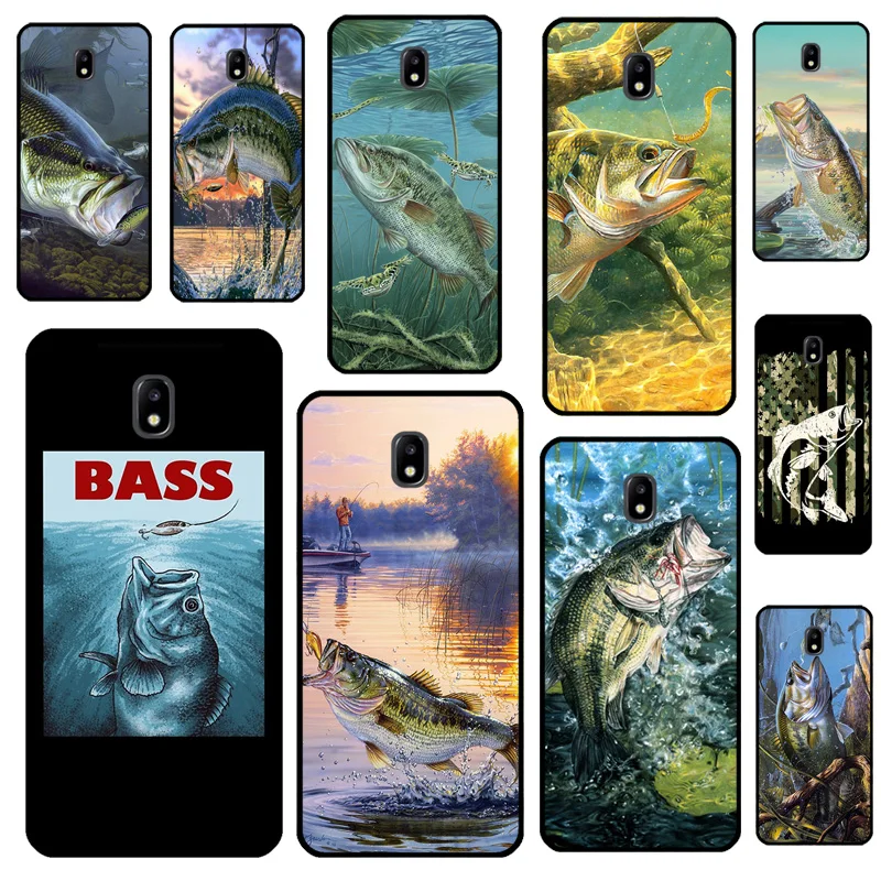 Bass Fishing Lake Fisherman Case For Samsung A3 A5 J1 2016 J3 J5 J7 2017 J4 J6 J8 A7 A9 A6 A8 Plus 2018 Phone Cover
