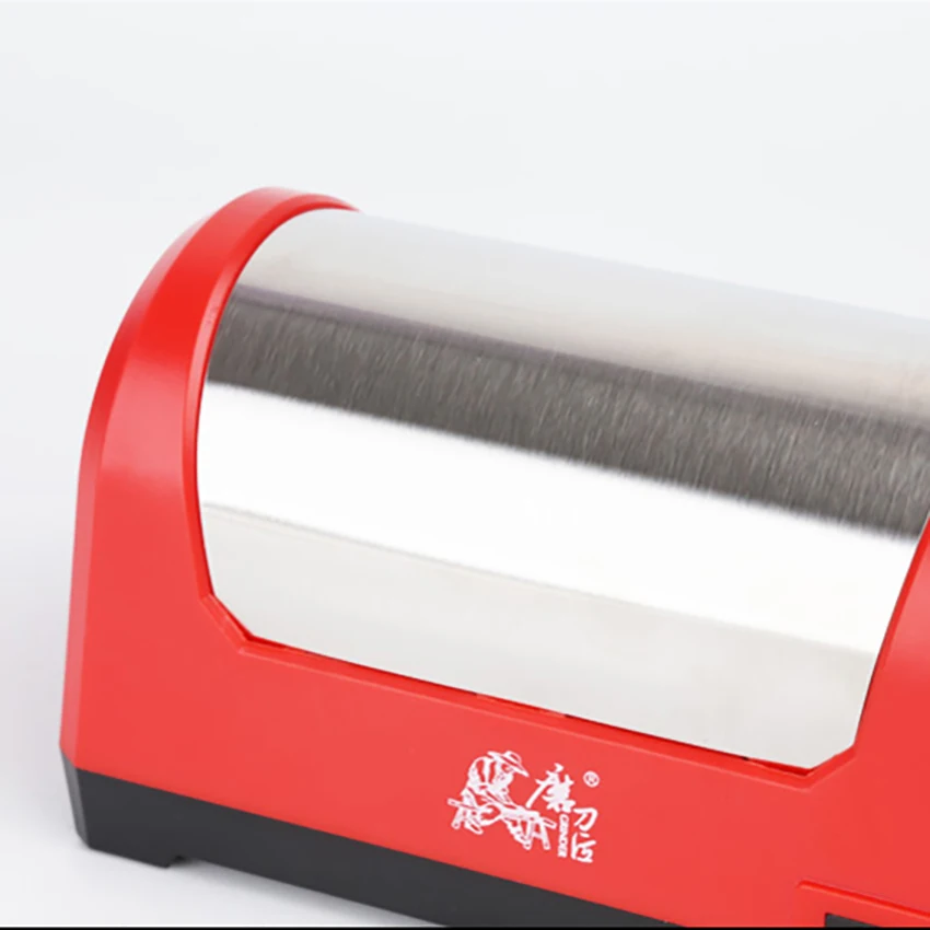 

220v Diamond Kitchen Knife 2 Slot Electric Sharpener Fully Automatic Fast Grindstone Ceramic Knives Sharpening Gadget