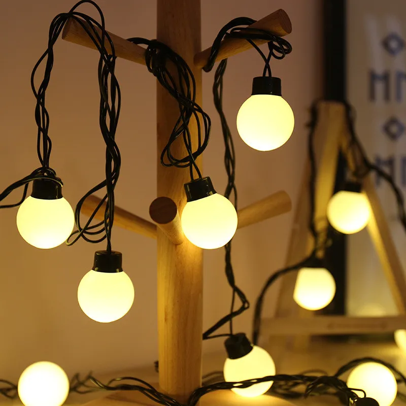 Светодиодная гирлянда с шариками 3 5 см м 20 светодиодов|Светодиодная лента| |