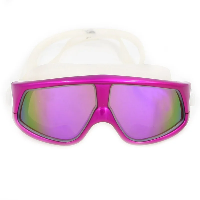 

Swimming Goggles Comfortable Silicone Large Frame Swim Glasses Anti-Fog UV Women Men Swim Mask Waterproof