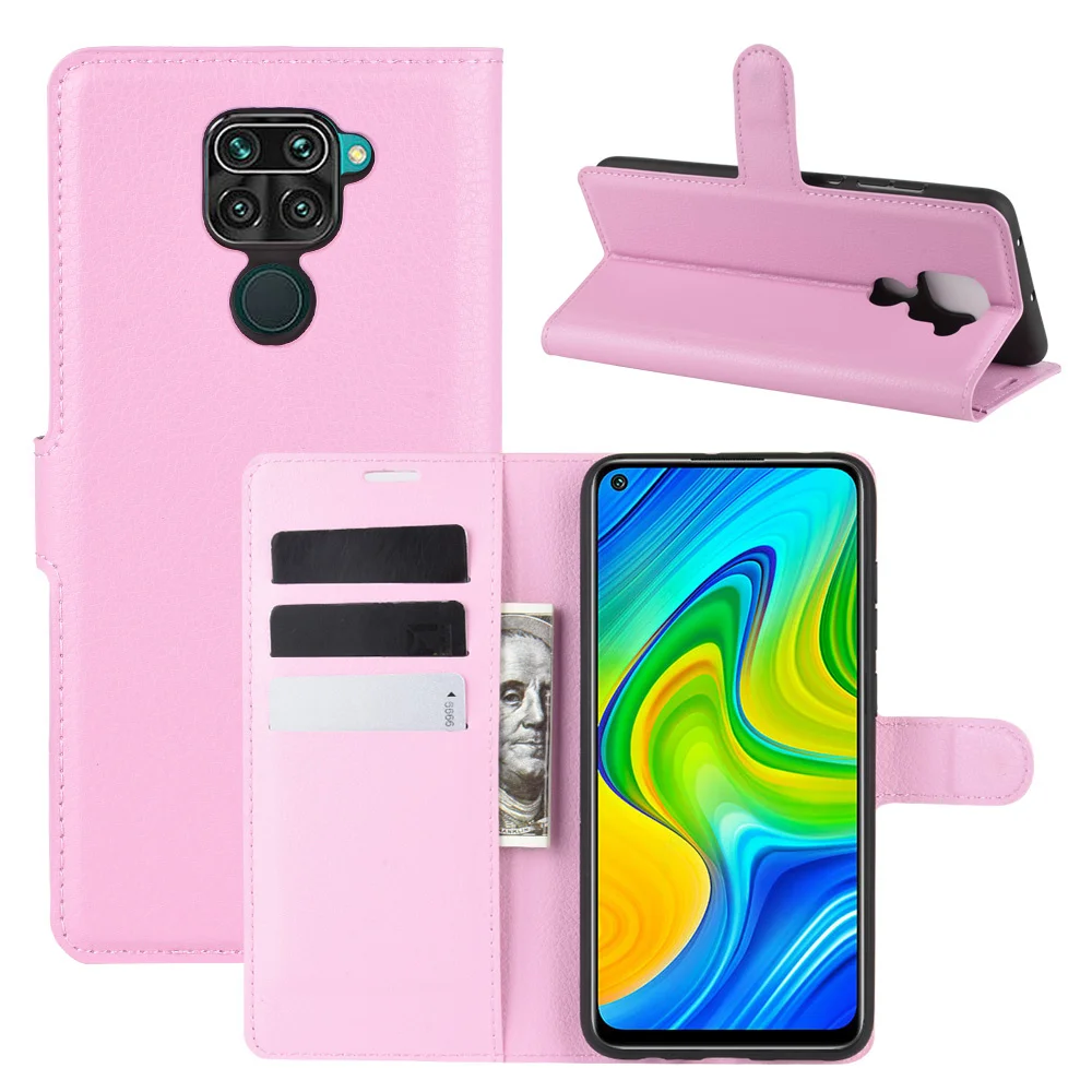 

Flip Cover for Redmi Note 9 Leather phone case with Card holder Phone bags