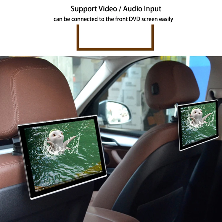 11,8 дюймов для заднего сидения автомобиля, Экран HD 1920X1280 воспроизведение видео в формате 4K Android 8,1 сзади развлечения Системы с WI-FI Bluetooth USB ИК