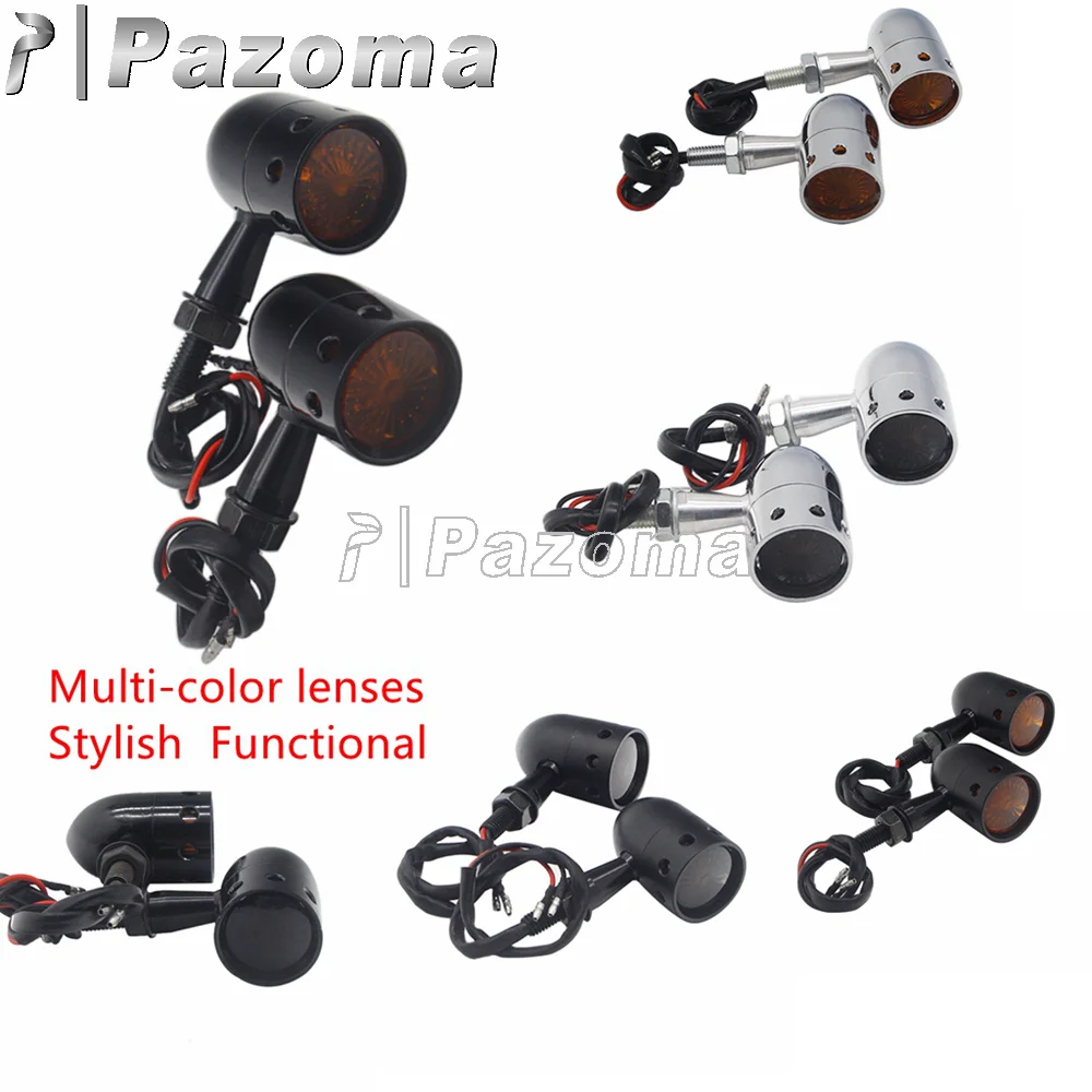 Универсальный указатель поворота для мотоцикла лампа указателей Harley Honda Suzuki Yamaha