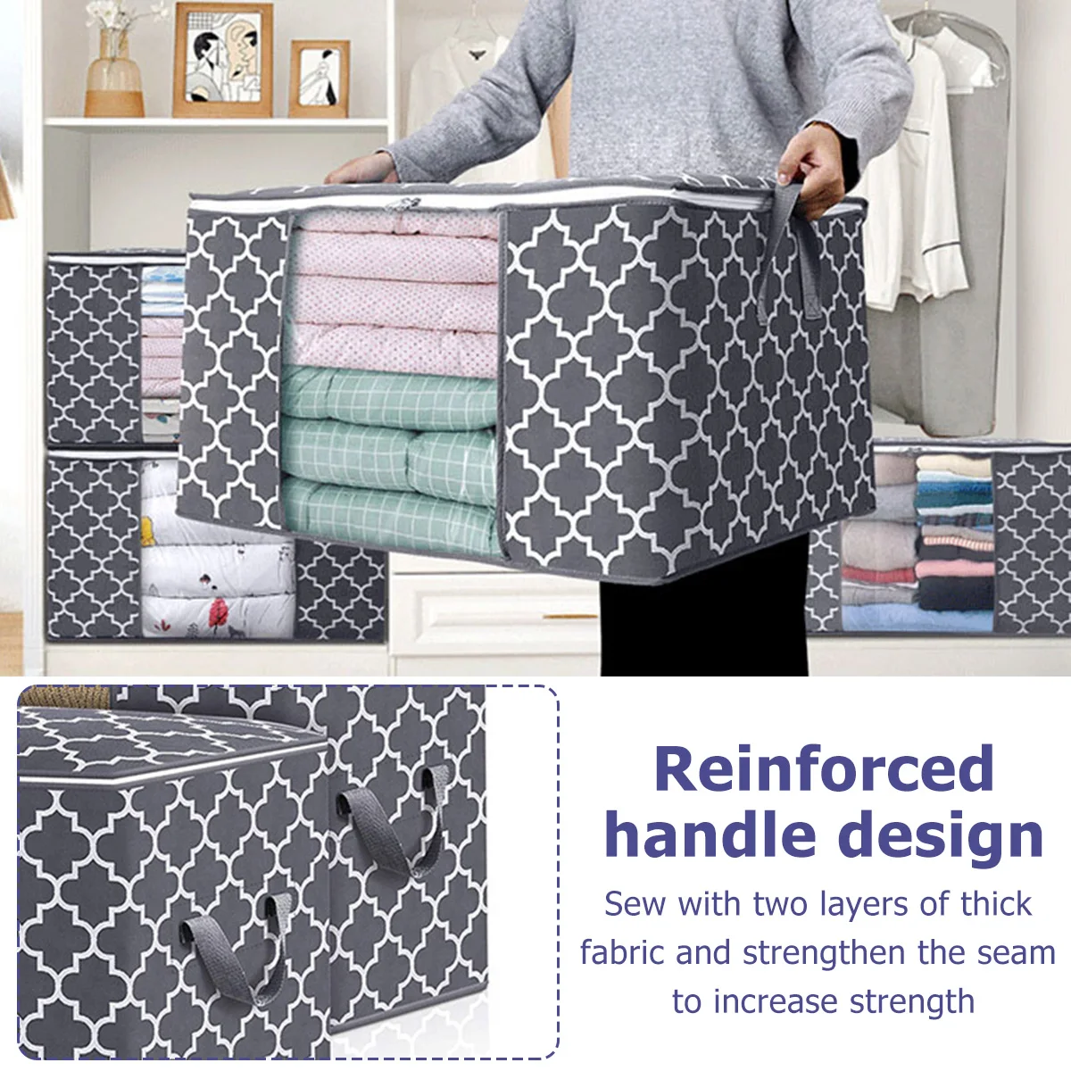 Складная коробка для хранения портативный органайзер одежды аккуратная сумка