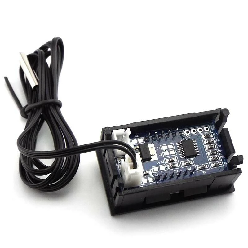 12 В постоянного тока светодиодный цифровой дисплей термометр 50 110 градусов