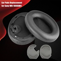 soft protein leather memory foam ear pads cushions replacement earpads for sony wh 1000xm4 wh1000xm4 wh 1000 xm4 headphones