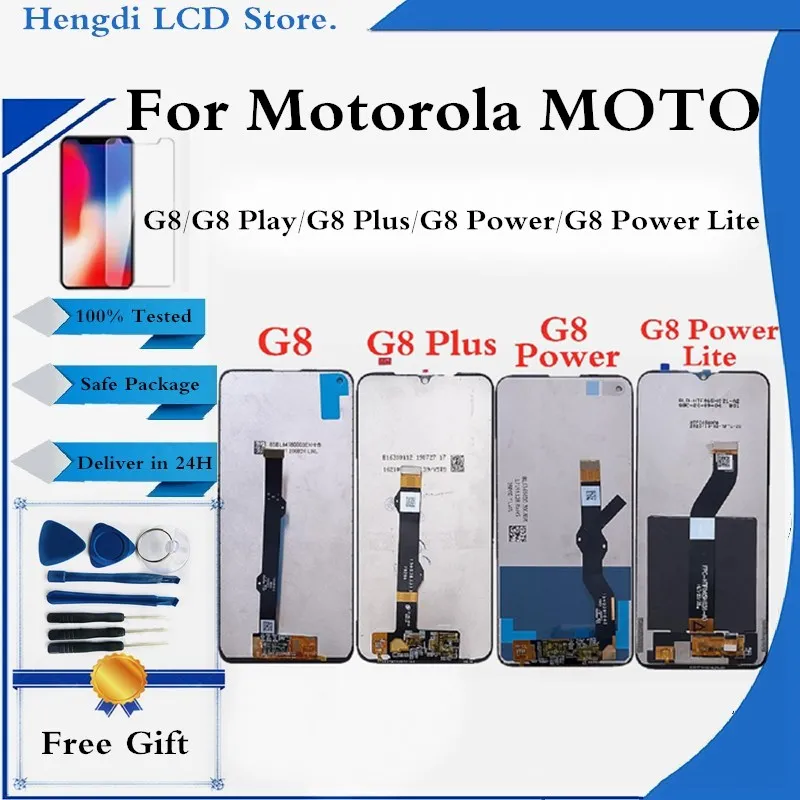 

Для Motorola MOTO G8 Play G8 plus G8 Power ЖК-дисплей с сенсорным экраном XT2019 xt2015 дигитайзер в сборе для Motorola G8Play G8Plus