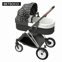 betsocci baby stroller can sit and lie down stroller high landscape light portable folding two way newborn child baby stroller