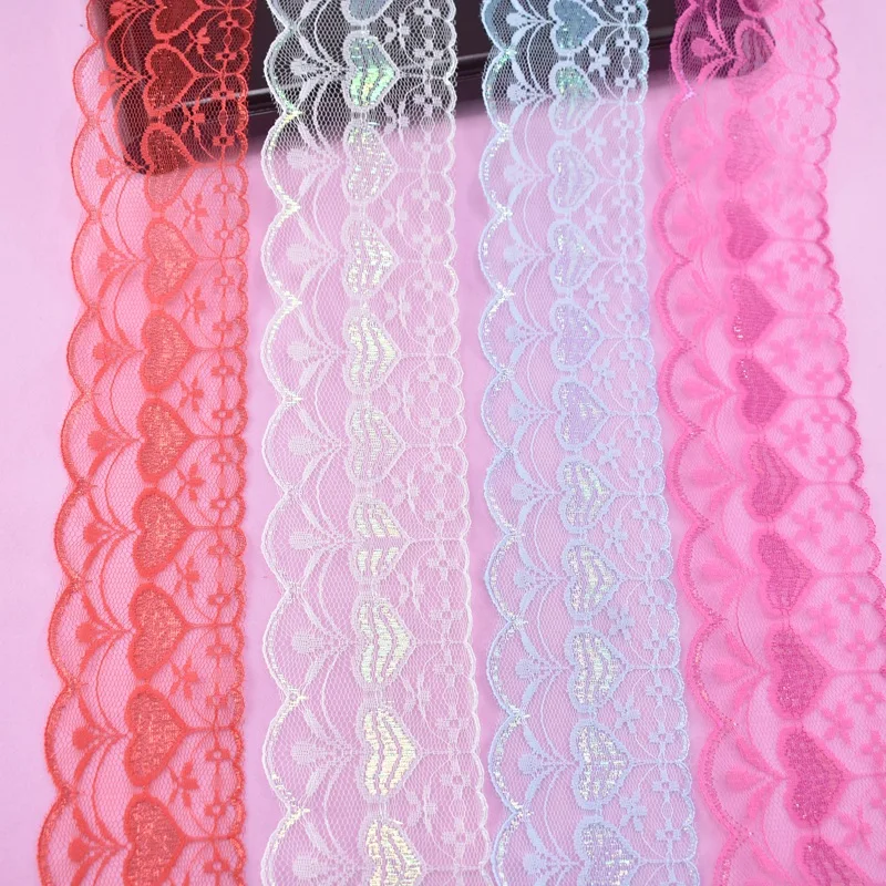 Вышитый сетчатый шнур для шитья Африканской кружевной ткани ширина 78 мм 10