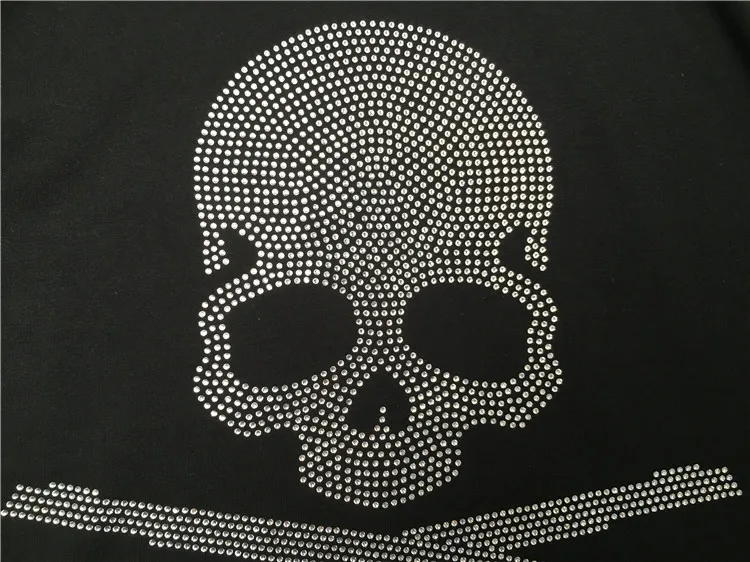 Новые роскошные мужские футболки с принтом &quotчереп&quot &quotкость&quot