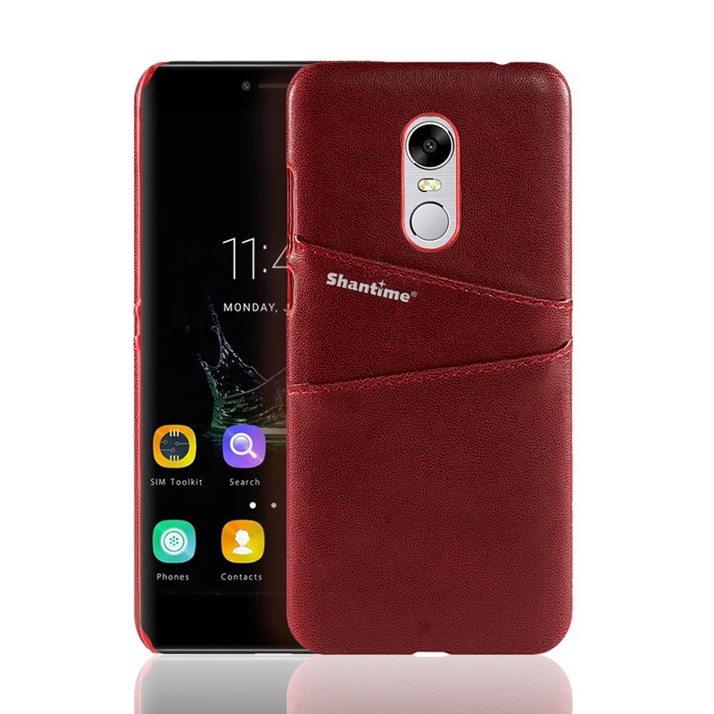 RED Чехол-бумажник из искусственной кожи для Xiaomi Redmi 5 Plus, чехол для Xiaomi Redmi 5, деловой чехол для Xiaomi Redmi Note 4 Redmi Note 4X, чехол - Цвет: RED