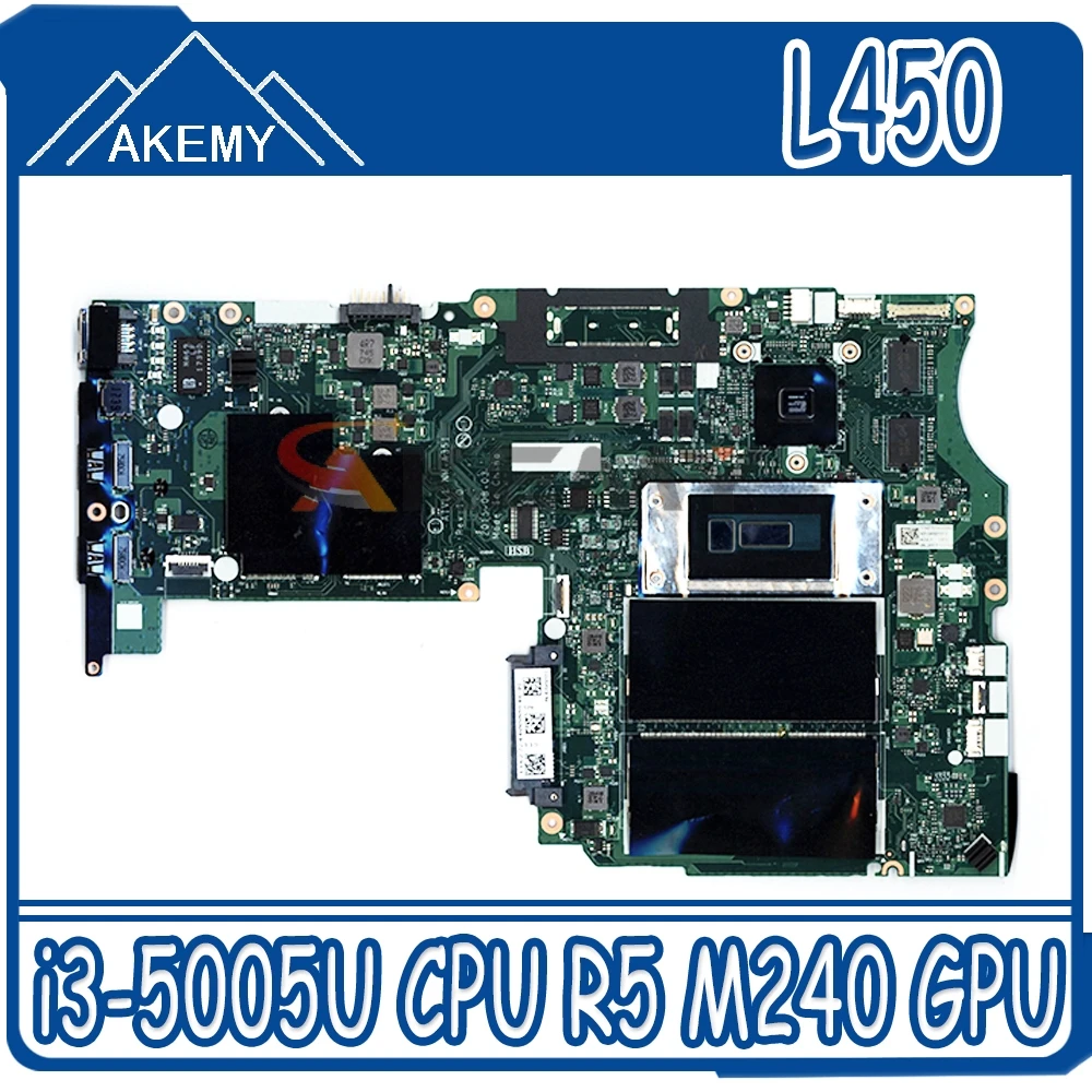 

NM-A351 Motherboard For Lenovo ThinkPad L450 NM-A351 Laotop Mainboard with i3-5005U CPU R5 M240 GPU